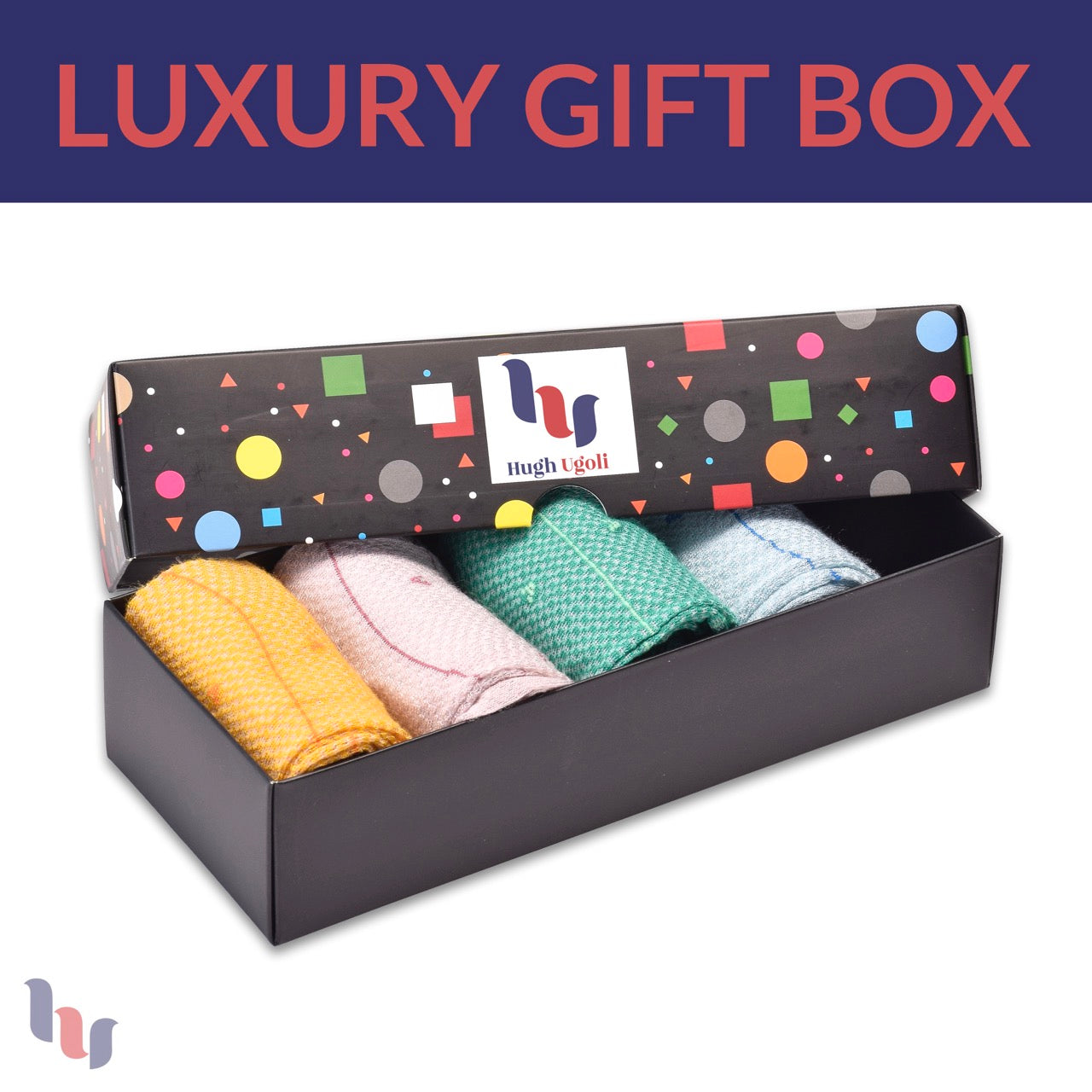 Bamboo Dress Funky Socks for Men's, 6 Pairs