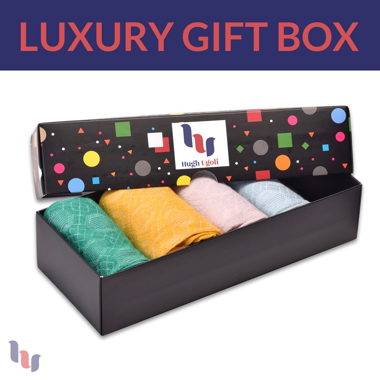 Bamboo Dress Funky Socks for Men's, 6 Pairs