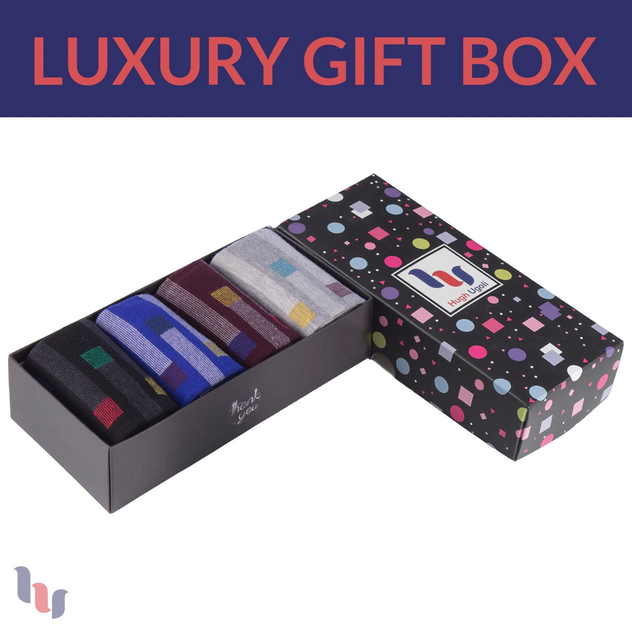 Bamboo Dress Funky Socks for Men's, 6 Pairs