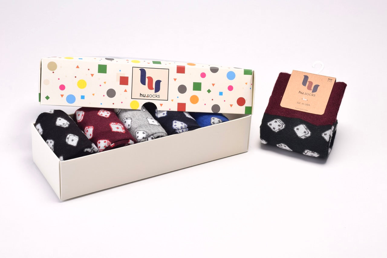 Bamboo Dress Funky Socks for Men's, 6 Pairs