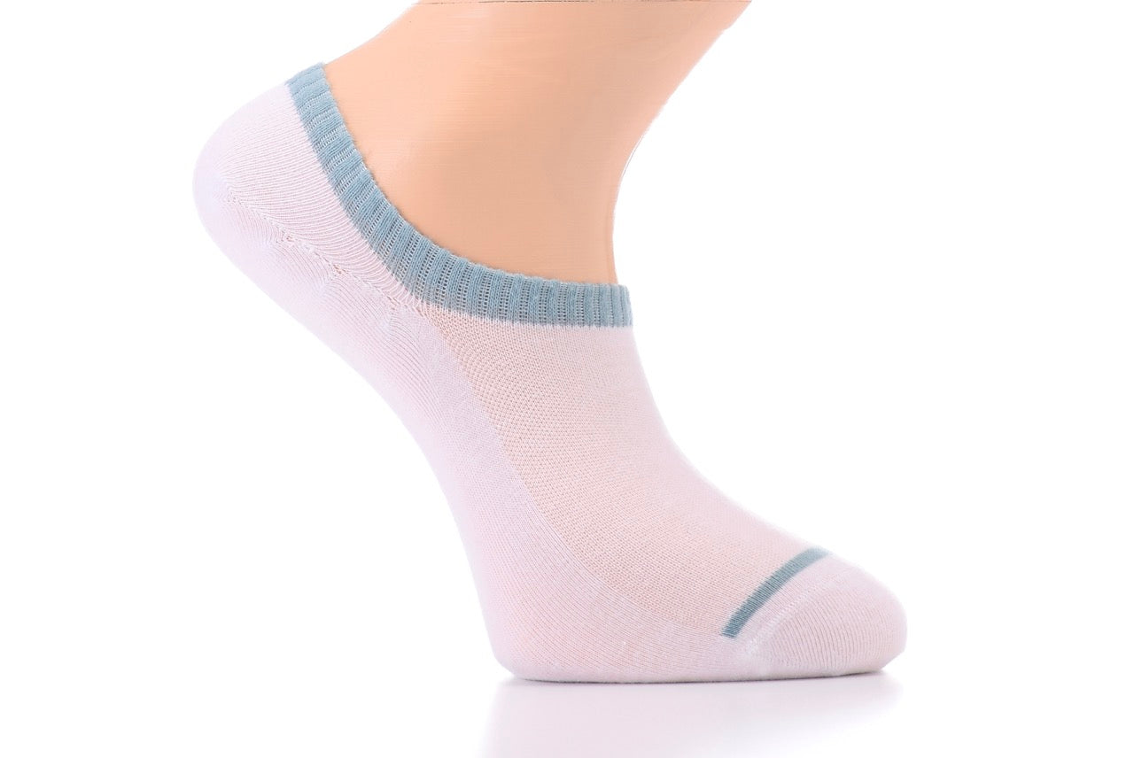 Patterned Cotton No-Show Socks for Men (Only Size 7-12), 6 Pairs