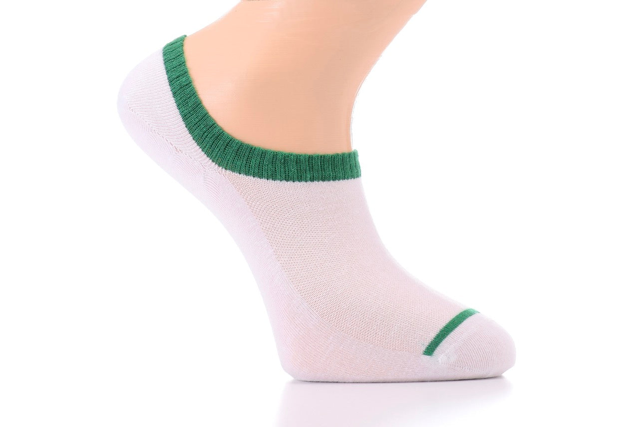 Patterned Cotton No-Show Socks for Men (Only Size 7-12), 6 Pairs