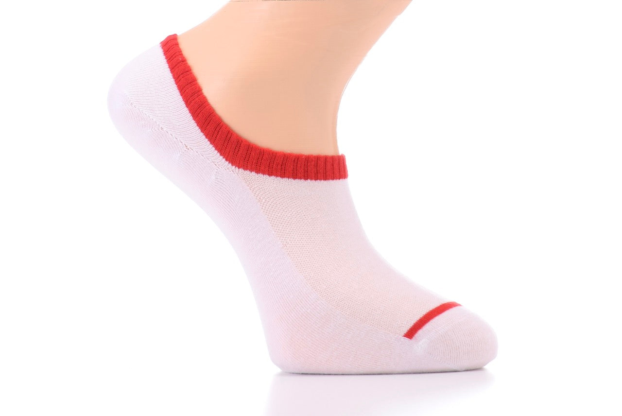 Patterned Cotton No-Show Socks for Men (Only Size 7-12), 6 Pairs