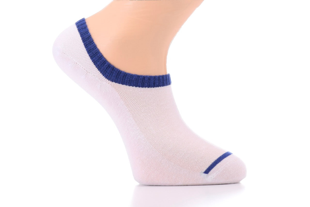 Patterned Cotton No-Show Socks for Men (Only Size 7-12), 6 Pairs