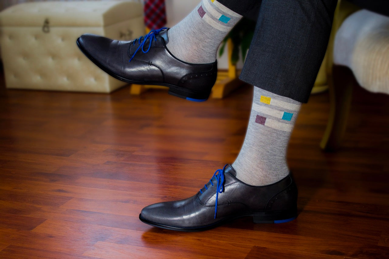 Bamboo Dress Funky Socks for Men's, 6 Pairs