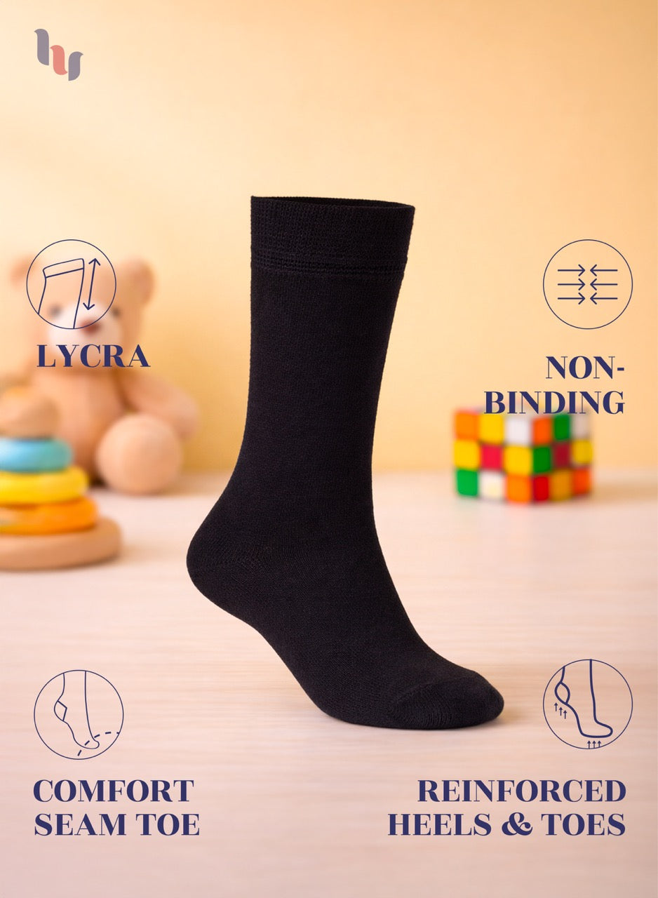 Black sock with features highlighted on a light background