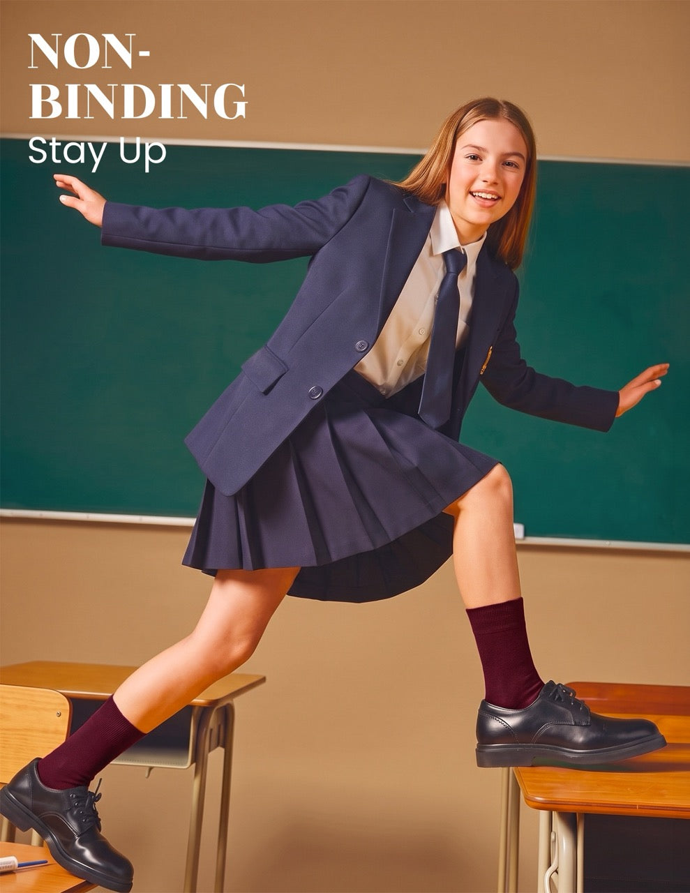 Hugh Ugoli Kids' Dress Crew Bamboo Socks: Comfort & Style, 5 Pairs in Burgundy