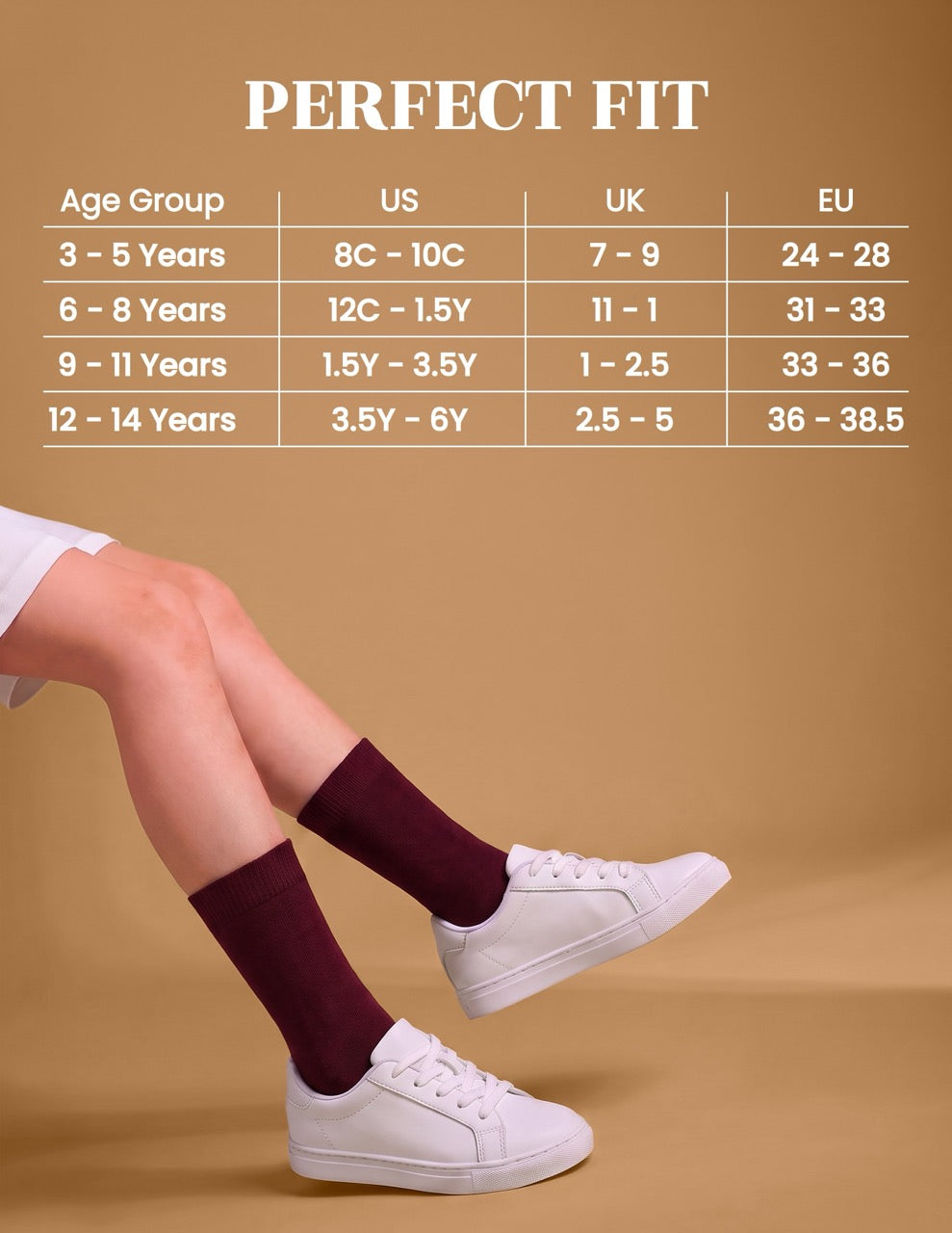 Hugh Ugoli Kids' Dress Crew Bamboo Socks: Comfort & Style, 5 Pairs in Burgundy