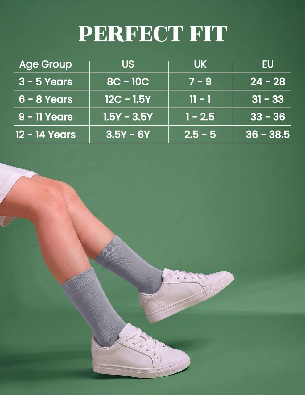 Hugh Ugoli Kids' Dress Crew Bamboo Socks: Comfort & Style, 5 Pairs in Light Gray