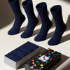 Women's Cotton Dress Crew Socks with Gift Box, 4 Pairs