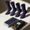 Women's Dress Crew Bamboo Business Socks, 4 Pairs