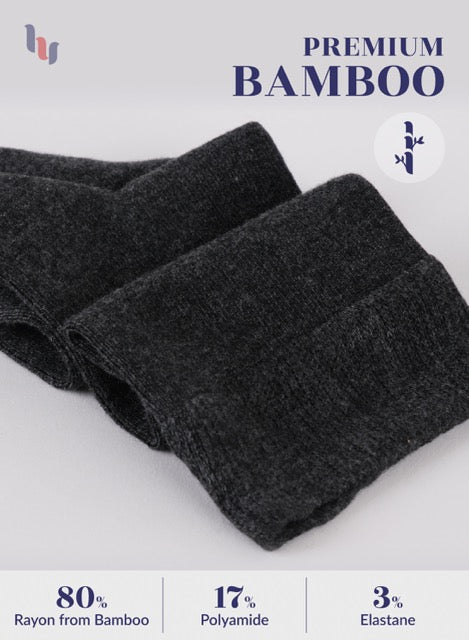 Knee-High Bamboo Dress Socks for Women, 4 Pairs