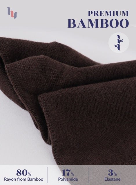 Knee-High Bamboo Dress Socks for Women, 4 Pairs