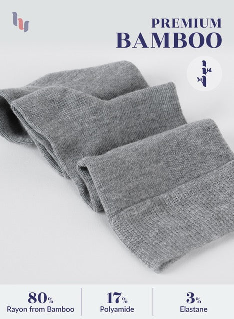 Knee-High Bamboo Dress Socks for Women, 4 Pairs