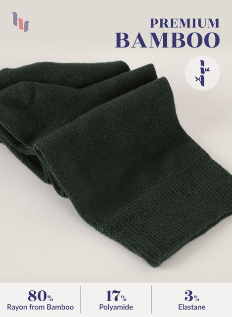 Knee-High Bamboo Dress Socks for Women, 4 Pairs