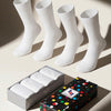 Women's Cotton Dress Crew Socks with Gift Box, 4 Pairs