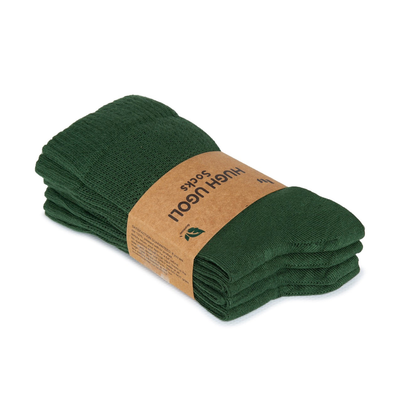 Women's Bamboo Diabetic Crew Thin Socks, 4 Pairs | Army Green