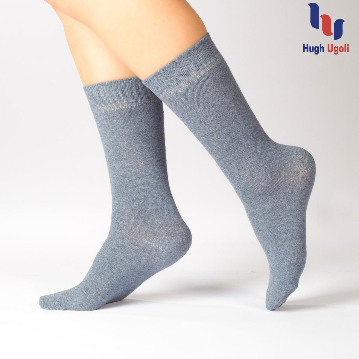 Casual Women's Cotton Dress Crew Socks, 4 Pairs