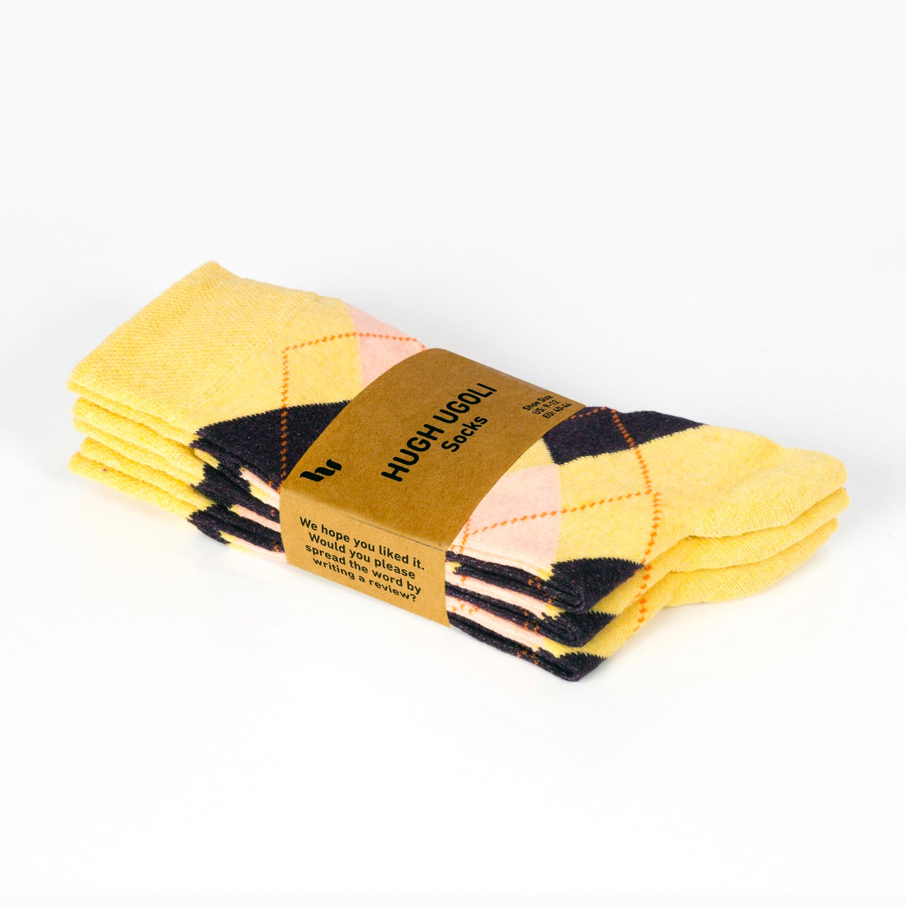 Colorful Cotton Dress Crew Argyle Socks for Women, 4 Pairs