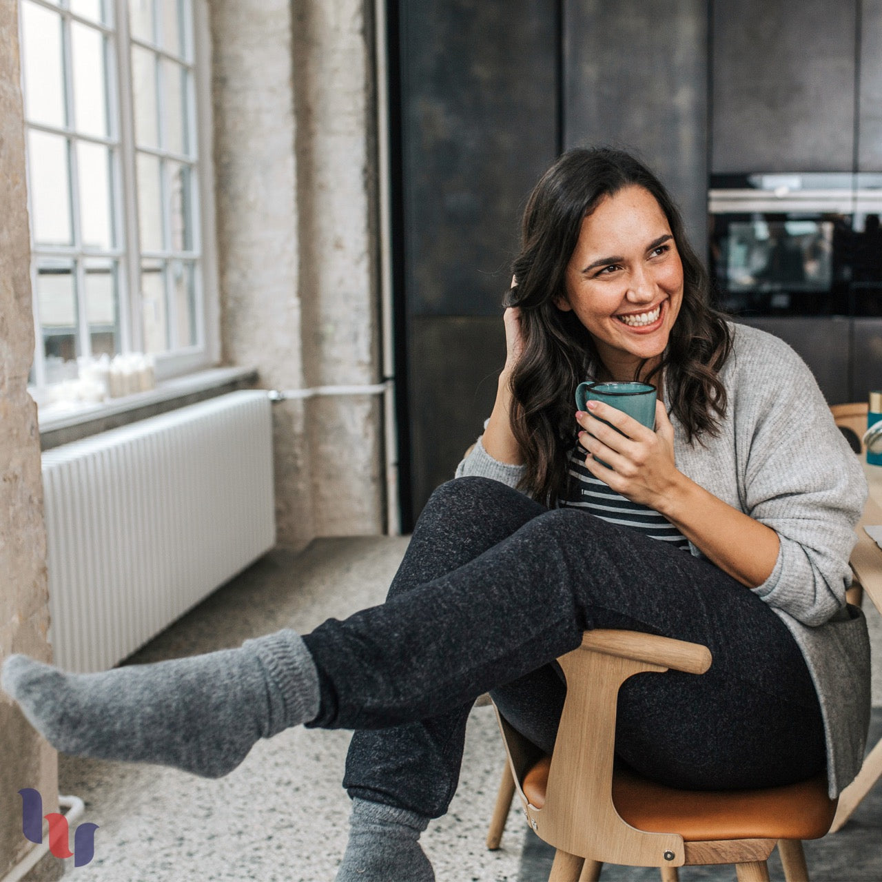 Warm Wool Women's Crew Socks, 3 Pairs