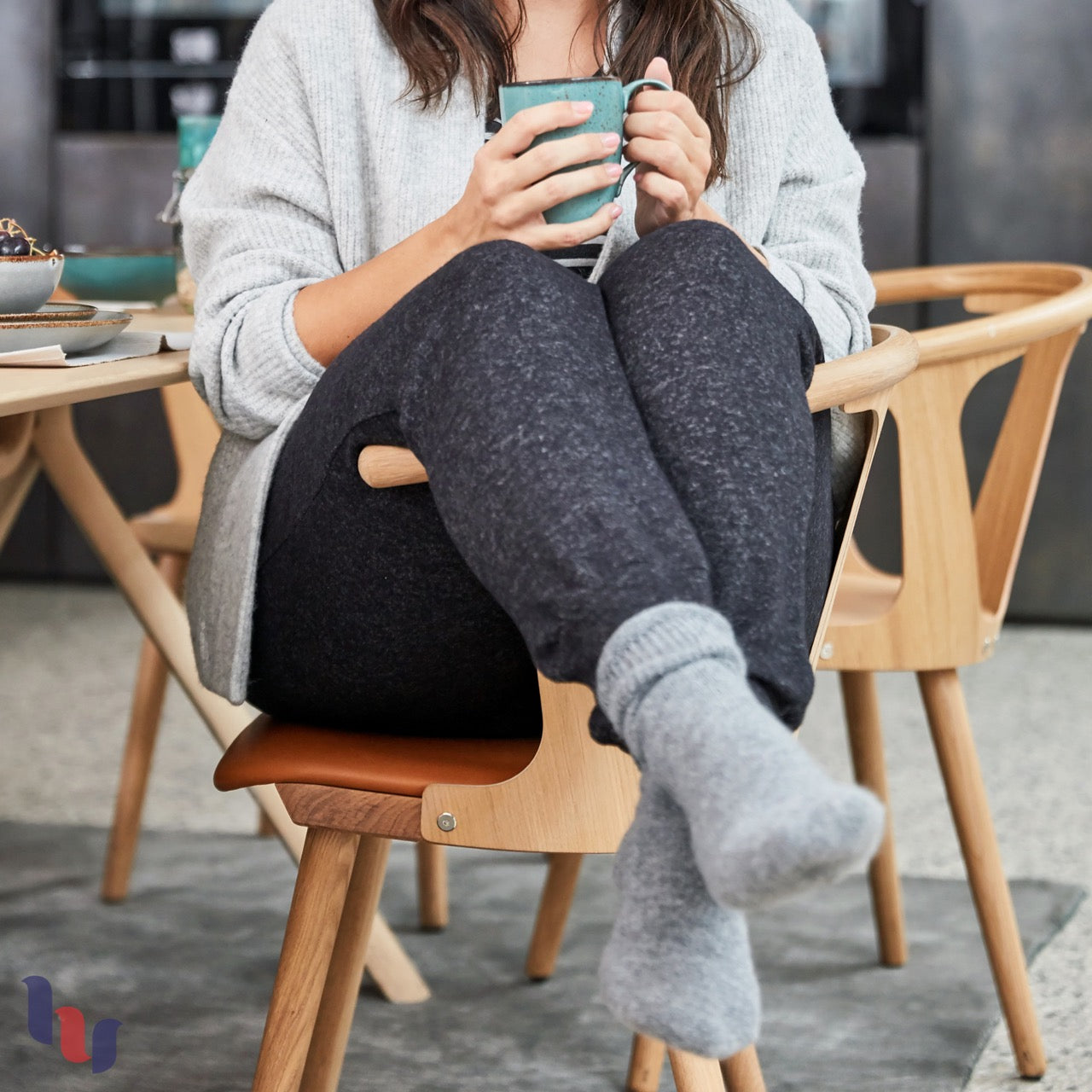 Warm Wool Women's Crew Socks, 3 Pairs