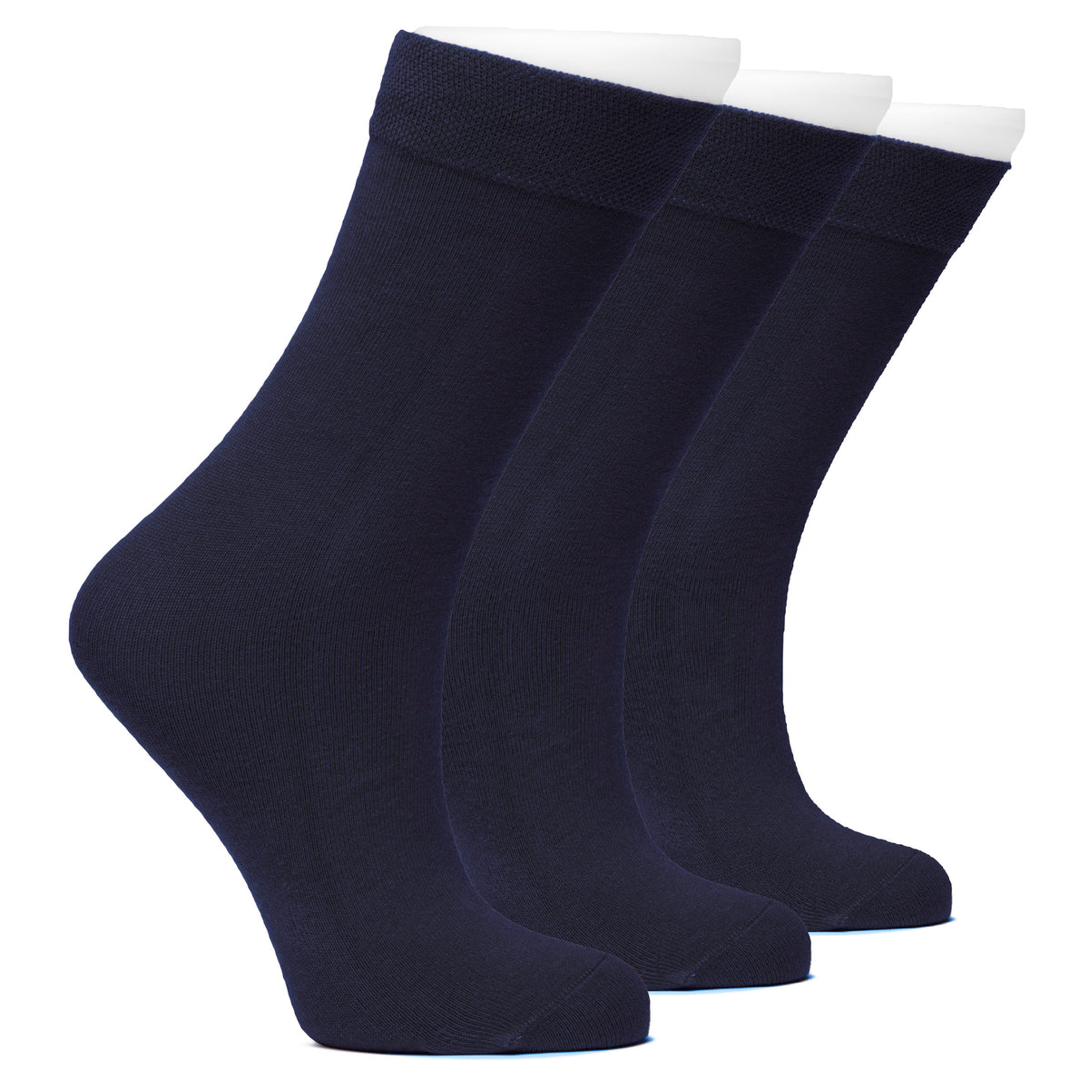 Outstanding Compact Cotton Seamless Toe Plain Color School Socks For Kids, 3 Pairs | 10-14 Years | Dark Grey