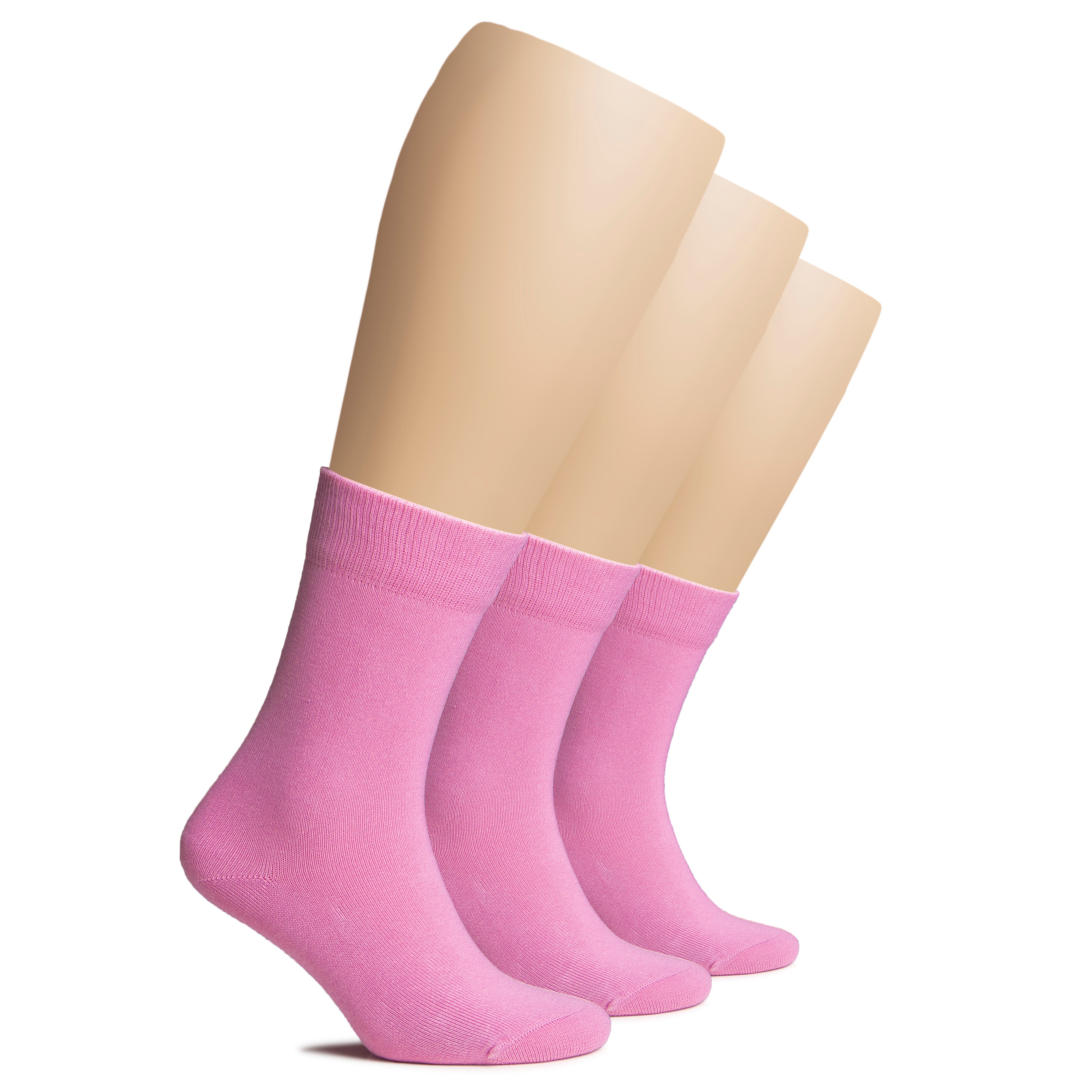 Hugh Ugoli Women Cotton Warm Winter Socks Crew with Seamless Toe, 3 Pairs | Shoe Size: 10-12 | Burgundy