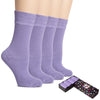Women's Dress Crew Bamboo Business Socks, 4 Pairs