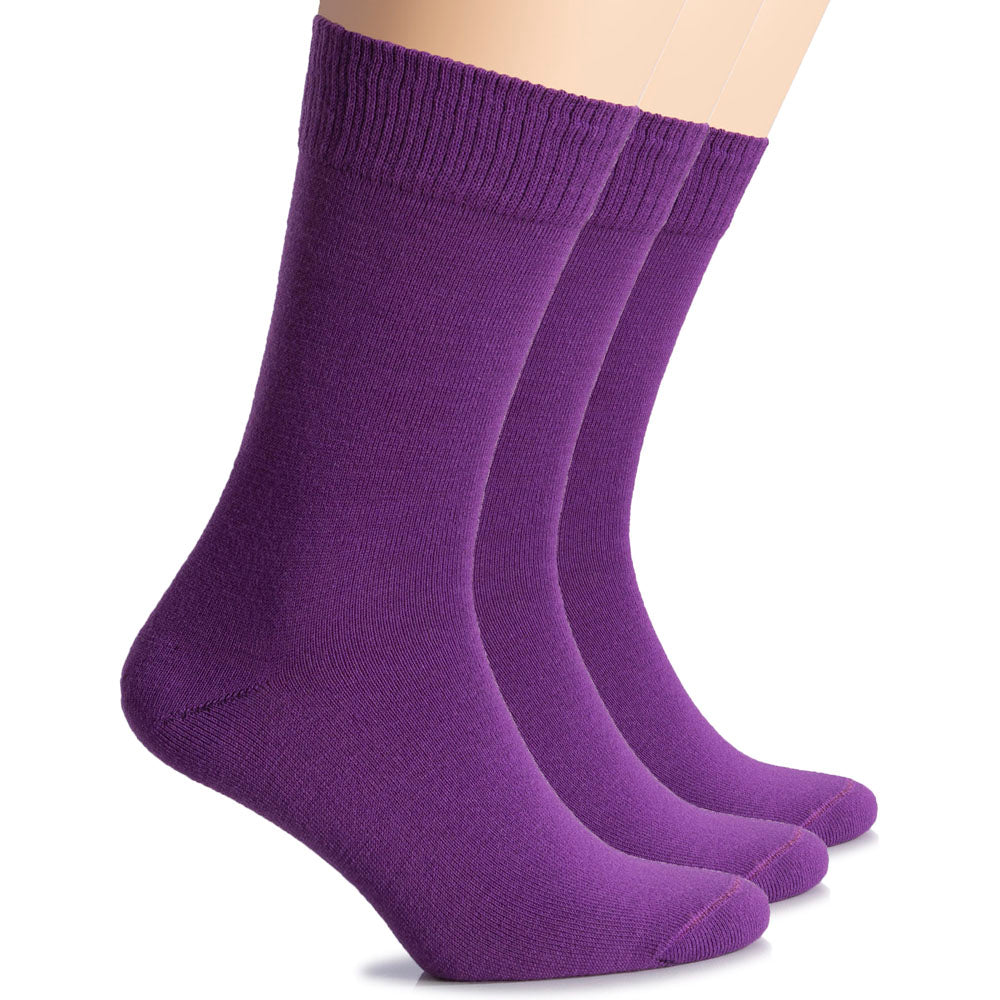Warm Wool Women's Crew Socks, 3 Pairs