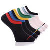 Add some flair to your footwear with these six pairs of men's patterned cotton no-show socks, featuring a variety of colors and designs to suit any taste.