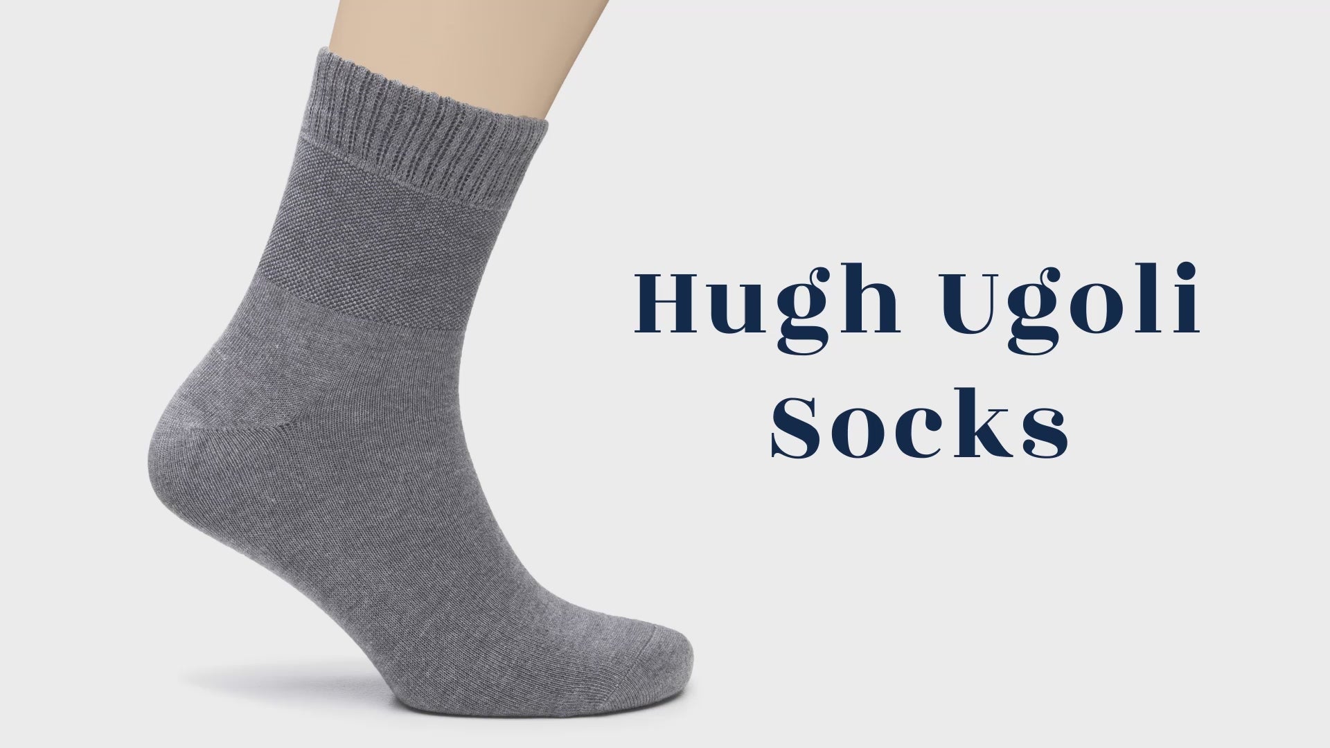 Men diabetic ankle - hugh ugoli socks 
