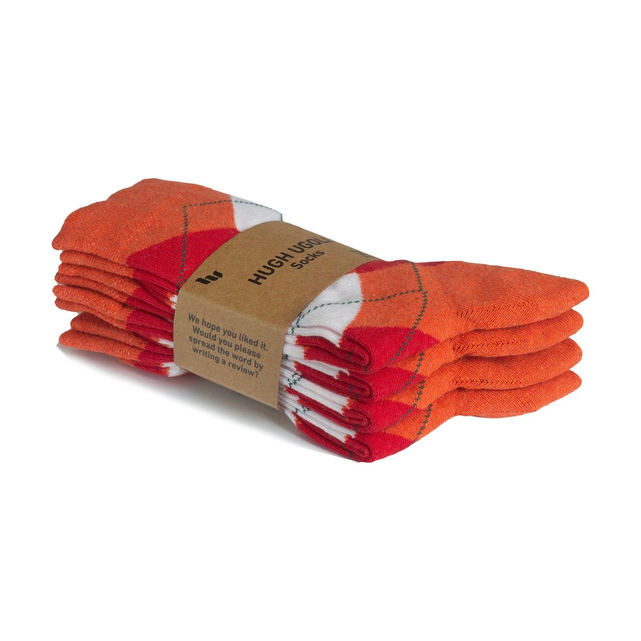 Colorful Cotton Dress Crew Argyle Socks for Women, 4 Pairs