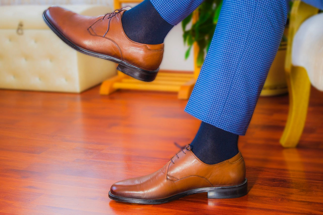 Bamboo Business Dress Socks for Men, 4 Pairs