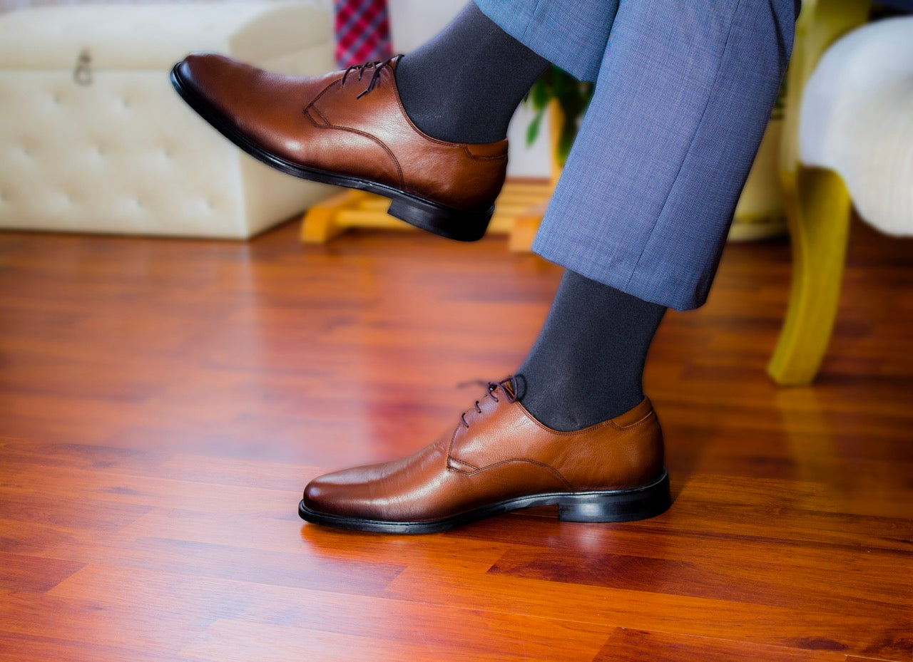 Bamboo Business Dress Socks for Men, 4 Pairs