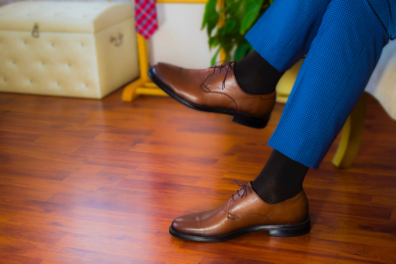 Bamboo Business Dress Socks for Men, 4 Pairs